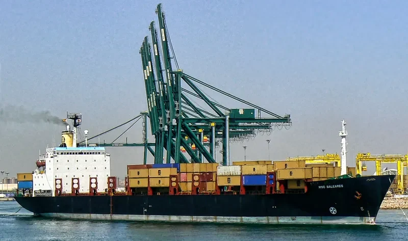 BALEARES Container Ship IMO 7714349
