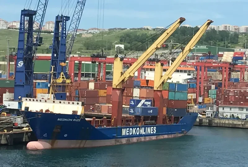 MEDKON RIZE Container Ship IMO 9114347