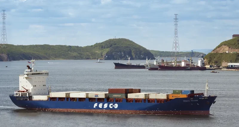 FESCO TRADER Container Ship IMO 9168233