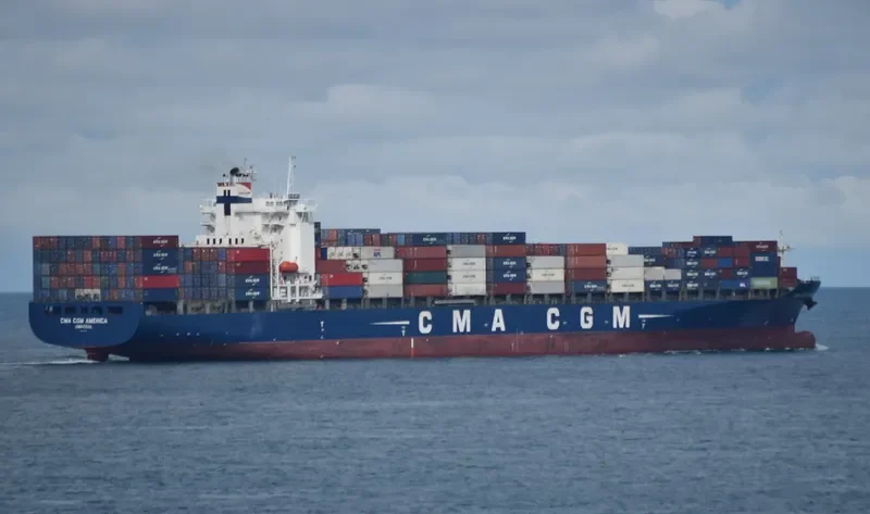 CMA CGM AMERICA Container Ship IMO 9295971 photo 2