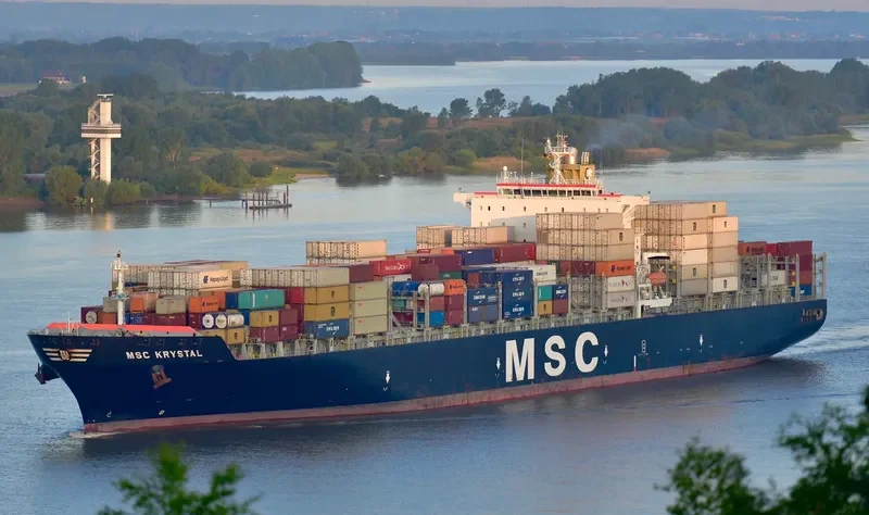MSC KRYSTAL Container Ship IMO 9372470