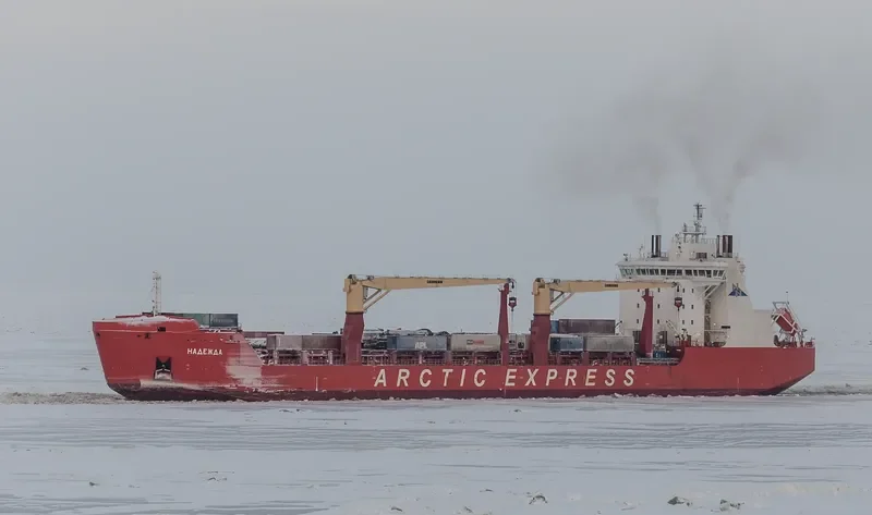 NADEZHDA Container Ship IMO 9404041 photo 4