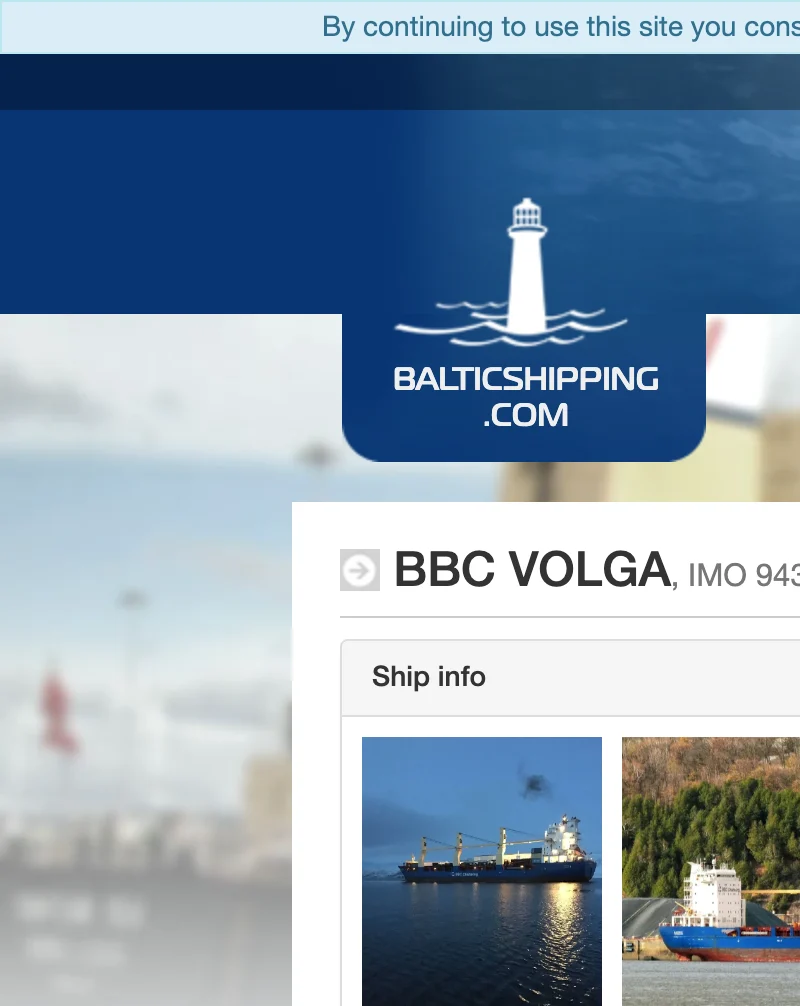 BBC VOLGA General Cargo IMO 9436329