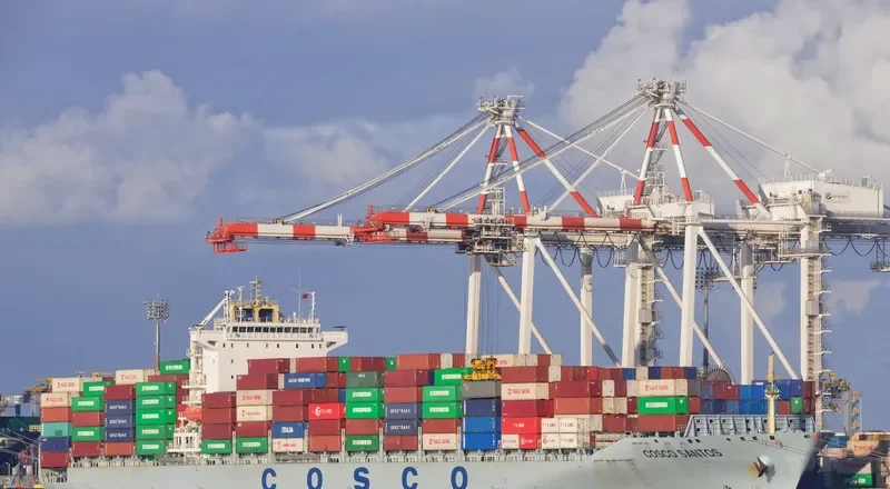 COSCO SANTOS Container Ship IMO 9484376 photo 3