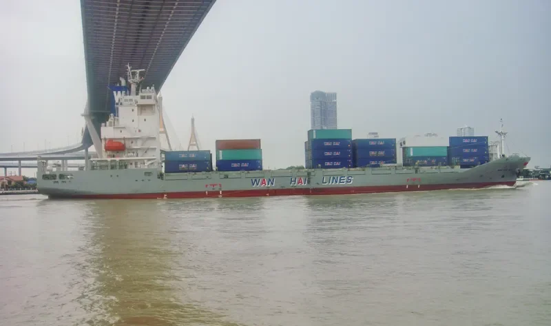 WAN HAI 102 Container Ship IMO 9493303 photo 2