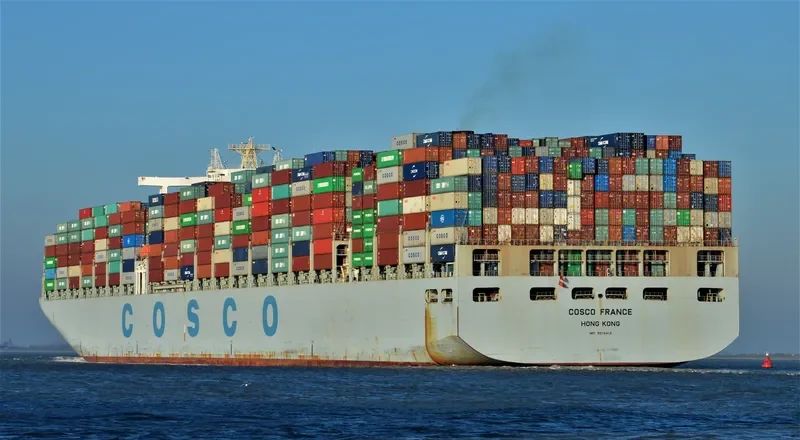 COSCO FRANCE Container Ship IMO 9516416 photo 2