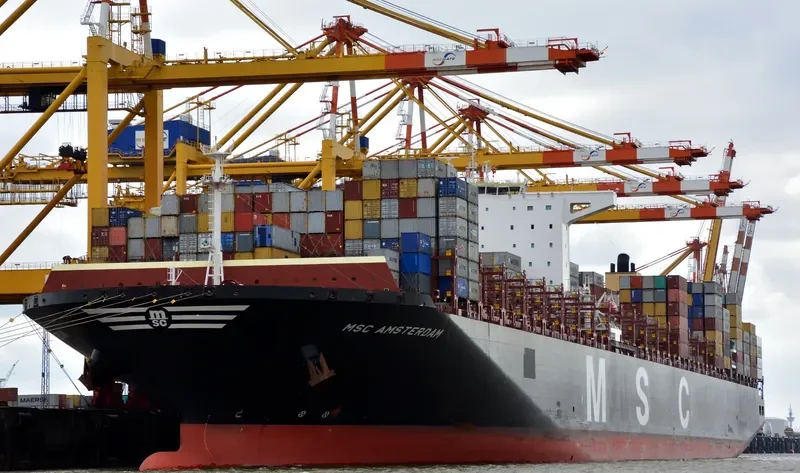MSC AMSTERDAM Container Ship IMO 9606338